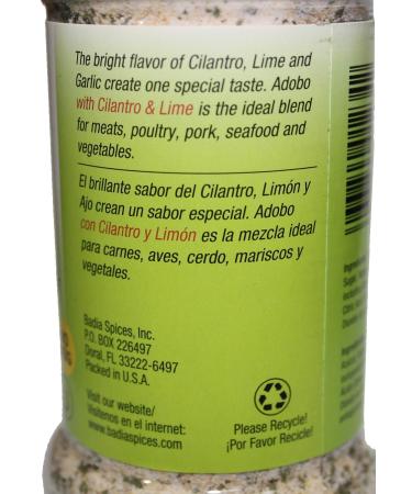 Badia Adobo with Cilantro & Lime 12.75 Oz - Kosher, Gluten-Free, No MSG - Buy Online on GoSupps.com