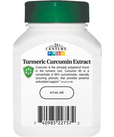 21st Century Curcumin 95 - 500mg - 45 Vegetarian Capsules for Health & Wellness - Buy Online on GoSupps.com