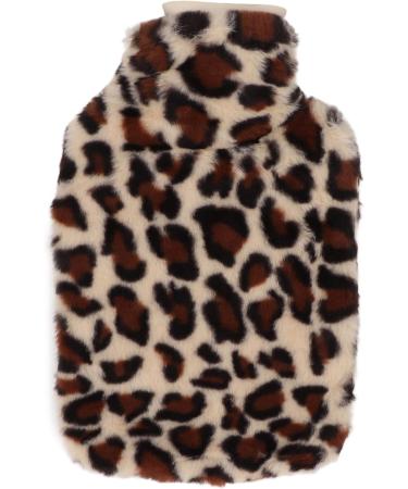 Leopard Print Hot Water Bag Practical and Stylish PVC Hot Water Bag for Office and Living Room - Buy Online on GoSupps.com
