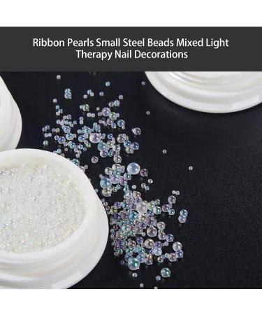 Half Round Nails Art Pearls Flatback Pearls Nail Nails Art Metal Ball Nail Caviars Beads Nails Art Supplies Nails Art Metal Ball - Buy Online on GoSupps.com