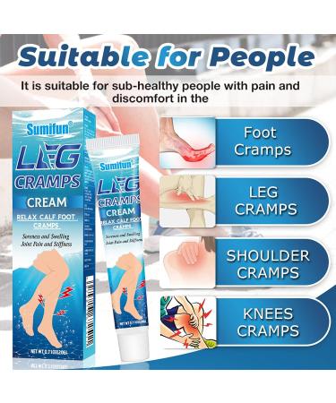 Leg Cramps Relief Ointment - Deep Penetration for Muscle Soreness - Spasm Relief Cream - Buy Online on GoSupps.com