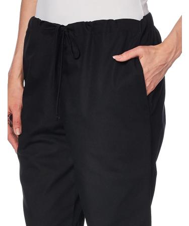 Women's Workwear Originals 4101 Scrub Pants - Drawstring Waist, Flare Leg, Medium, Black - Buy Online on GoSupps.com