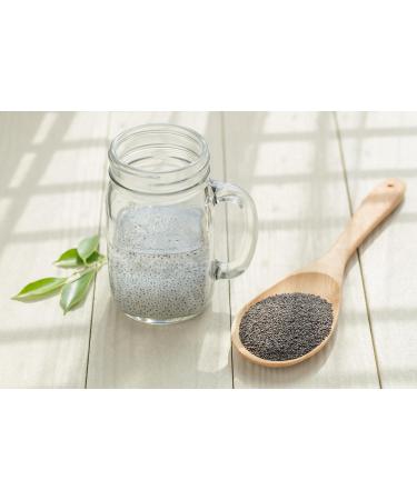 Jeske Sports Supplies Mynatura Falooda Organic basil seed basil seeds smoothie vegan herbs raw food salad dressing bag 2 x 500 g - Buy Online on GoSupps.com