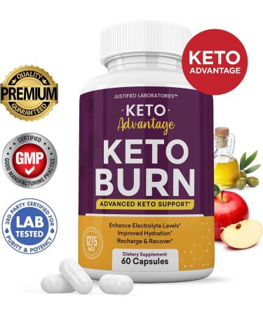 Buy Keto Advantage Keto Burn Pills (3 Pack) - 1275MG New Formula with Apple Cider Vinegar Olive Oil Green Tea - 180 Capsules - International Shipping Available - Buy Online on GoSupps.com