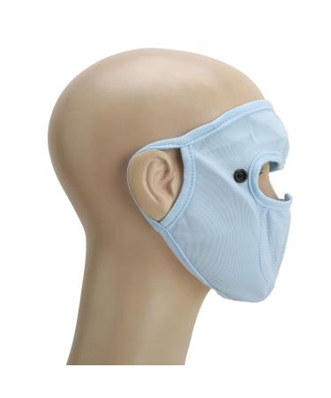 4 Pcs Full Face Shield Ice Silk UV Protection Sunscreen Face Veil with Eye Protector Sheets Breathable & Quick Drying for Hiking - Buy Online on GoSupps.com
