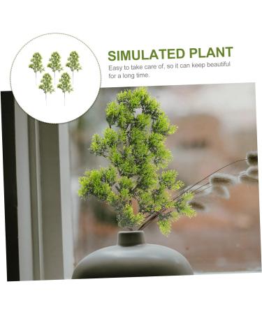ABOOFAN 25 Pcs Simulated Pine Leaves Xmas Pine Branches Party Adornment Preserved Eucalyptus Halloween Wreath Branches Faux Plant Green Pine Needles Home Goods Decor Plastic Thuja Leaf Dark Greenx5pcs mediumx5pcs - Buy Online on GoSupps.com