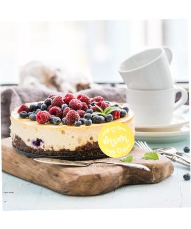 Amosfun 20pcs Cake Decorations Mothers Day Acrylic Mirror Dessert Topper Mother Circle Engraved Disc Mom Cupcake Toppers Acrylic Mirror Disc Mama Bride Baby Food Mirror Plate Golden 5x5cm - Buy Online on GoSupps.com