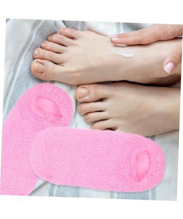FRCOLOR 1 Set Gloves and Foot Mask Set Socks for Women Comfortable Moisturizing Gloves Female Moisturizing Gloves Moisturizing Socks for Foot Care Fabric Yarn Hand Pink Girl Child - Buy Online on GoSupps.com