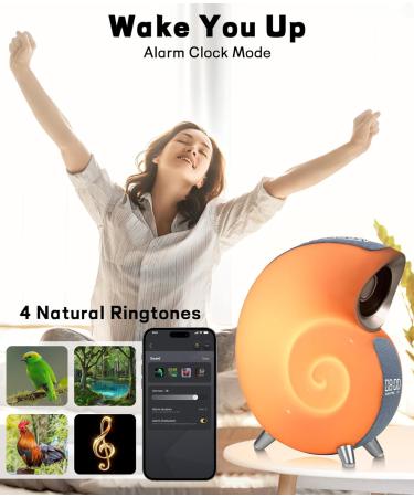 Bestyijo Daylight Alarm Clock | Sunrise Sunset Simulation Bluetooth Audio 8 White Noise Options & 4 Alarms - Perfect Bedside Lamp for Relaxed Mornings - Buy Online on GoSupps.com