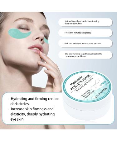 Hydrating Under Eye Patches with Hyaluronic Acid and Collagen - Reduce Dark Circles, Puffiness, and Wrinkles - 30 Pairs - Buy Online on GoSupps.com