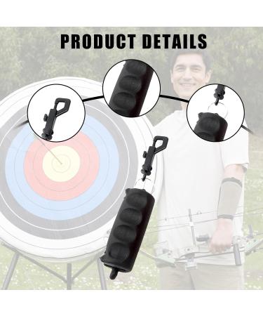 Delamiya 4-Piece Archery Arrow Puller Set | Rubber Arrow Puller & Powder with Belt Clip for Easy Use & Hand Protection | Black Target Archery Gear - Buy Online on GoSupps.com