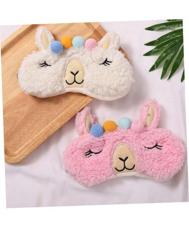 FOMIYES 4 Pcs Cartoon Eye Mask for Kids | Sherpa Fleece Sleep Masks | Plush Fabric Eye Patch for Travel & Sleep | Perfect for Girls & Adults - Buy Online on GoSupps.com