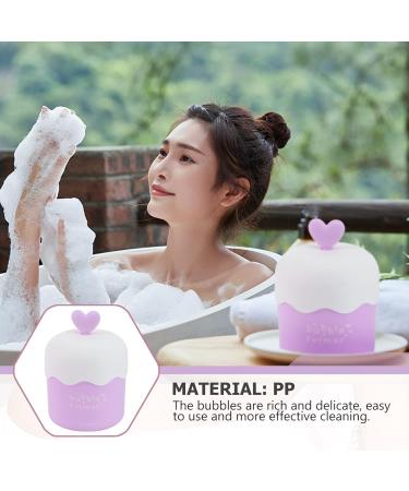 Veemoon Portable Facial Foaming Cup - Travel-Friendly Facial Cleansing Tool (Purple) | International Shipping Available - Buy Online on GoSupps.com