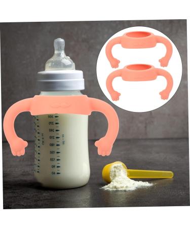 Abaodam 2 Pcs Silicone Bottle Handle Feeding Bottles Holder Milk Bottle Handle Feeding Bottles Handle Bottle Holder Milk Bottle Holder Silica Gel Wide Mouth Silicone Soft 14.00X5.00X5.00CM As Shown - Buy Online on GoSupps.com