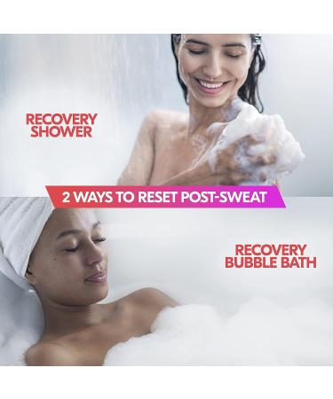 DEGREE Maximum Recovery Body Wash and Soak 22 oz - Post-Workout Skincare Routine with Tart Cherry, Epsom Salt, and Electrolytes - Buy Online on GoSupps.com