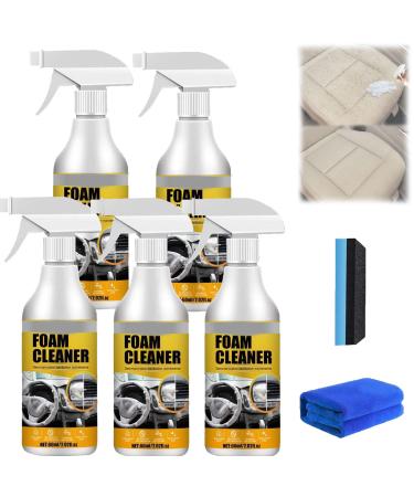 Homebbc Foam Cleaner Rayhong Foam Cleaner Multi-purpose Foam Cleaner Car Interior Foam Refinisher Cleaner Homebbc Foam Cleaner for Toilet (5pcs)