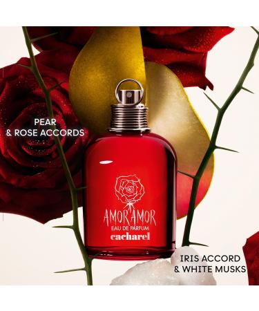 Cacharel Amor Amor Eau de Parfum for Women Floral Fruity Chypre With Notes of Bergamot Rose Cedar 1 Fl Oz (Pack of 1) - Buy Online on GoSupps.com