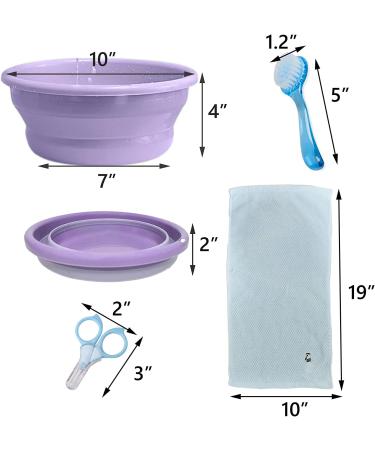 JSLZF Hedgehog Supplies Set: Foldable Bathtub, Nail Clippers, Bathing Brush, Bath Towel, Swimming Pool & Sand Bath for Small Pets - Buy Online on GoSupps.com
