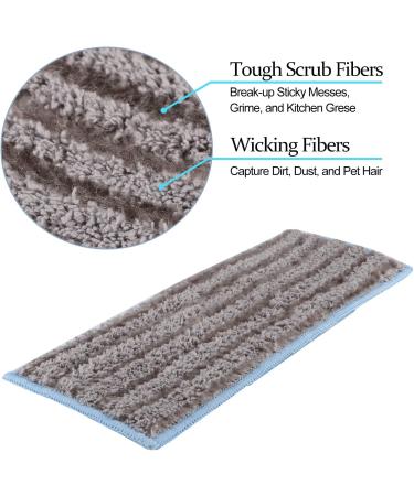 MXZONE Washable Wet Mopping Pads for iRobot Braava Jet m6 - Reusable & Advanced (4 Pack) - Buy Online on GoSupps.com