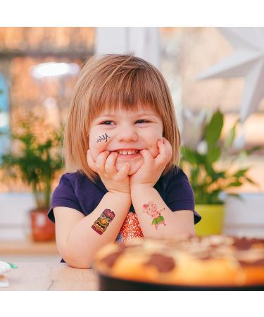 KINBOM 8 Sheets Hawaiian Luau Temporary Tattoos Stickers for Kids & Adults - Summer Pool Party Decorations & Supplies - Buy Online on GoSupps.com