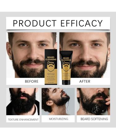 Beard Wash for s - Moisturizing Balm and Softening Cream Moisturizing Wash for Mustache - Ideal for Shaving Grooming Daily Care Travel Weekend Home - Buy Online on GoSupps.com