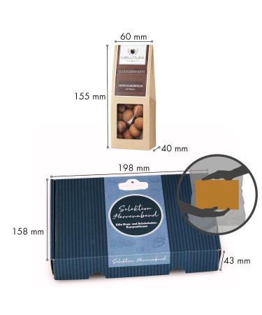 Men's Evening Parent Gift Box - Premium Selection of 4 Snacks for Every Occasion - Buy Online on GoSupps.com