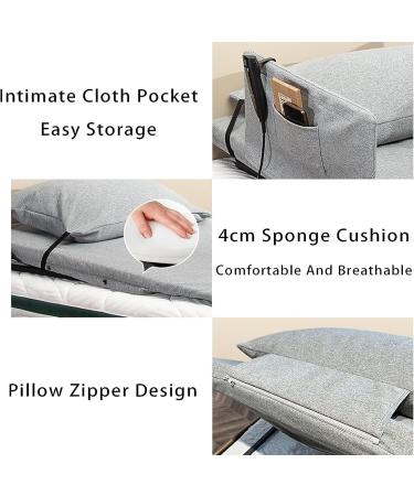 Electric Elderly Back Lifter Auxiliary Wake-Up Call Adjustable Electric Bed Backrest Electric Power Lifting Bed Wedge Pillow 2-65 Lifting Angle Detachable Guardrail for Nursing Homes - Buy Online on GoSupps.com