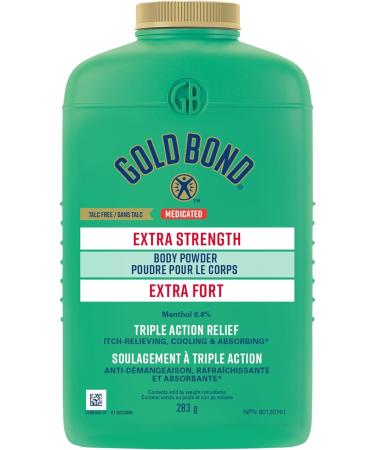 Gold Bond Extra Strength Medicated Body Powder 283g Bottle Cornstarch-Based Moisture Absorbing & Clear Body Powder Spray 198g Spray Bottle No-Mess Talc-Free Odour Eliminator SUBSTANCE + SUBSTANCE 844563 - Buy Online on GoSupps.com