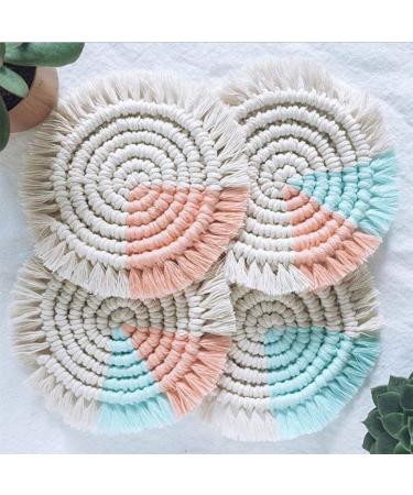 Meat Pink Macrame Cord 3mm x 109Yards - Colored Cotton Rope for Crafts, Wall Hanging, Plant Hangers - Colorful Cotton Twine for Knitting and Decorative Projects - Buy Online on GoSupps.com