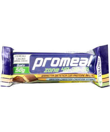 VOLCHEM PROMEAL ZONE 40-30-30 -BARRETTA DIETA A ZONA- 24 barrette da 50 grammi gusti COCCO - Buy Online on GoSupps.com