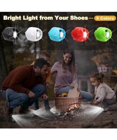Vafee 2Pcs Croc Lights for Shoes - Waterproof LED Headlights for Dog Walking and Camping - Buy Online on GoSupps.com