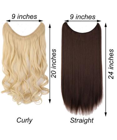 Rich Choices 50cm Dark Brown Hair Extensions - Smooth Hair Part Extensions for Densification (1 Pack) - Buy Online on GoSupps.com