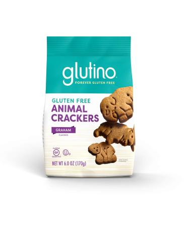 Glutino Crackers Animal Graham, 6 Ounce