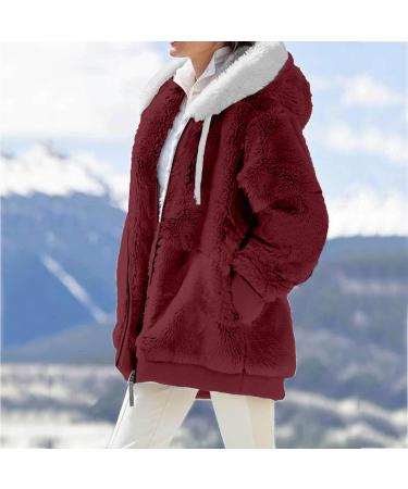 Shop Women's Oversized Plush Jacket - Lightweight Quilted Fleece Coat with Hood | Winter Collection in Multiple Colors - Buy Online on GoSupps.com