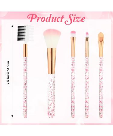 Buy WLLHYF 10-Piece Crystal Makeup Brush Set | Synthetic Fiber Tools for Flawless Foundation Eyeshadow Eyeliner & More - International Shipping Available - Buy Online on GoSupps.com