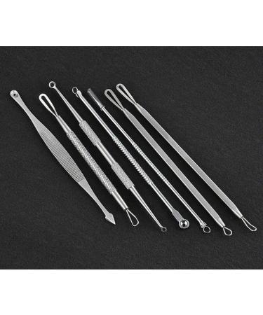 7 in 1 Blackhead Pimple Remover Tools Kits Comedone Extractor Removal Tool Nose Black Head Remover Tool Blackhead Cleaner Tweezers Kit Acne Treatment Stainless Steel Comedone Acne Pore Extractor - Buy Online on GoSupps.com