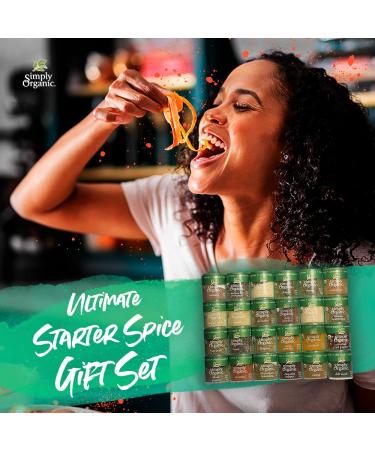 Simply Organic Ultimate 24-Piece Organic Spice Gift Set - Premium Starter Assortment - Buy Online on GoSupps.com