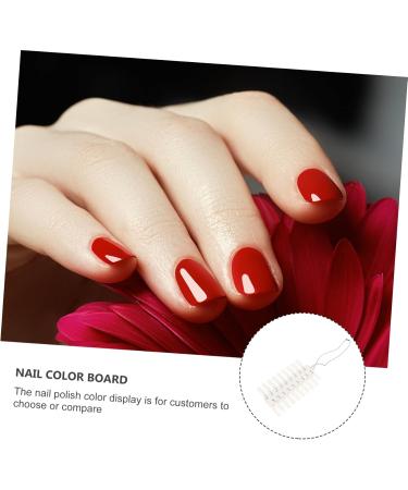  Didiseaon Didiseaon 6 Sheets Portable Waltz Nail Display Tips Double-Sided Nail Art Display Chart - Buy Online on GoSupps.com