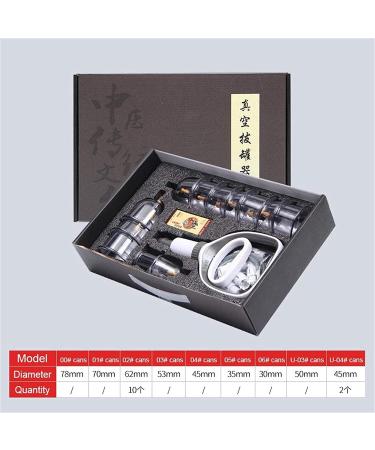 LIANGJUANG cupping set cupping therapy set silicone cupping therapy set Cupping Set Professional Chinese Acupoint Cupping Therapy Sets Suction Cupping Set Knees Elbows Shoulders Cellulite Cupping M 12pcs Transparent - Buy Online on GoSupps.com