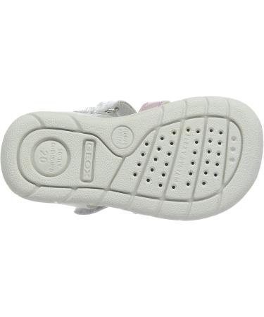 Geox Girl's B Sandal Alul D - White Pink - Size 4.5 UK Child - Buy Online on GoSupps.com