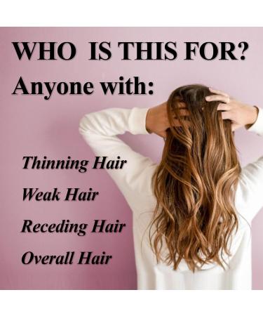 Hair Growth Serum - Black Rice Water Spray for Women & Men | Hair Loss Treatment with Castor Oil & Ginger | Thicker Fuller Healthier Hair - Buy Online on GoSupps.com