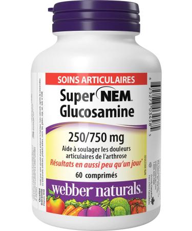 Webber Naturals Glucosamine & Natural Eggshell Membrane Triple Strength Tablets - Buy Online on GoSupps.com