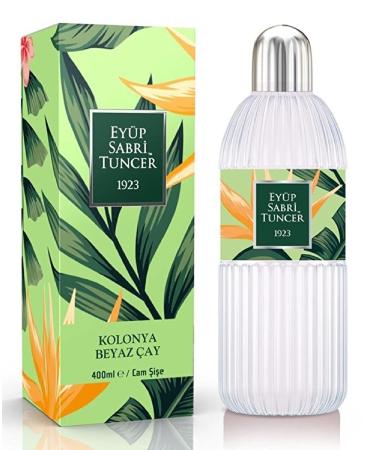 Eyup Sabri Tuncer-EST1923-Eau De Cologne Series (White Tea 400ml Glass Bottle) White Tea 12 Fl Oz (Pack of 1)
