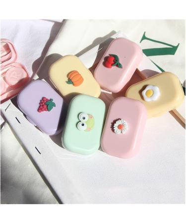 Buy Cartoon Matte Contact Lens Etui - MEITONG Pumpkin Storage Box | Durable Plastic Lens Container - Buy Online on GoSupps.com