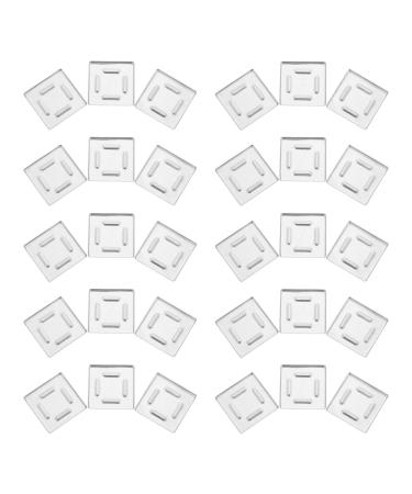 Beaupretty Lot de 30 Plateaux en Aluminium Transparents pour Fards Paupi res et Rouges L vres tui de Rangement Cosm tique Vide Palette Compacte Rechargeable Usage Domestique et