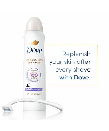 Dove Advanced Care Invisible Dry Spray Antiperspirant Deodorant No White Marks on 100 Colors Sheer Fresh 48-Hour Sweat and Odor Protecting Deodorant for Women 3.8 oz Pack of 12 3.8 Ounce (Pack of 12) Sheer Fresh - Buy Online on GoSupps.com
