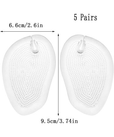 Toe Protection Pillow Flip-Flop Sandals | Silicone Toe Separators & Pads - 5 Pairs for Pain Relief & Comfort - Buy Online on GoSupps.com