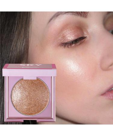 Eye Highlighter | 8g Shimmering Waterproof Highlighting Powder Cosmetics - Long Wear Cosmetics for Collarbone Body Arms Legs Brightening Highlighter for Easter Tmay #04 - Buy Online on GoSupps.com
