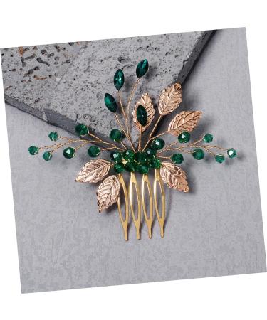 MUSISALY Rhinestone Tuck Comb Hair Accessories for Women Wedding Rhinestone Hair Accessories Bridal Hair Accessories Wedding Hair Accessories for Bride Leaf Hair Accessories Leaf Hair Comb - Buy Online on GoSupps.com