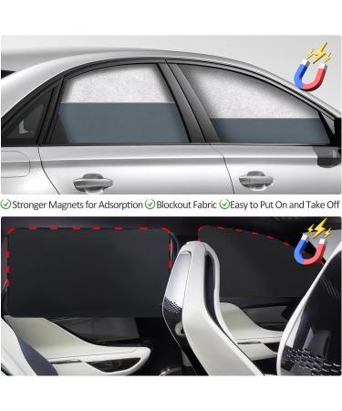 Zatooto Sun Protection Car Side Window - UV Protection Magnetic Privacy Screen | Darkening Curtains | 4-Piece Set for Ultimate Sunshade - Buy Online on GoSupps.com